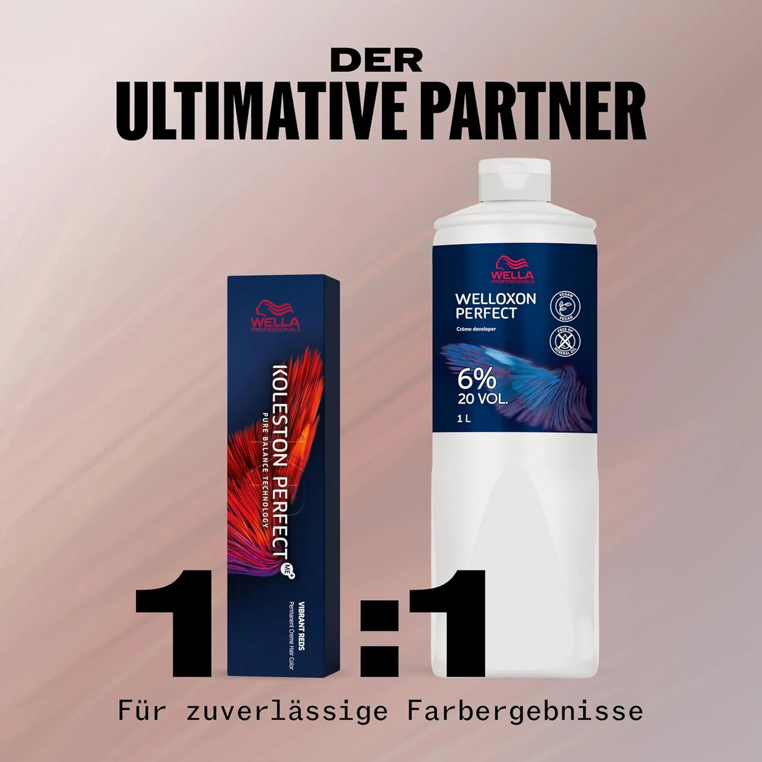 Перманентная краска для волос «Koleston Perfect Vibrant Reds» от Wella Professionals Wella Professionals, 7/43 Medium Blonde Red — фото 3