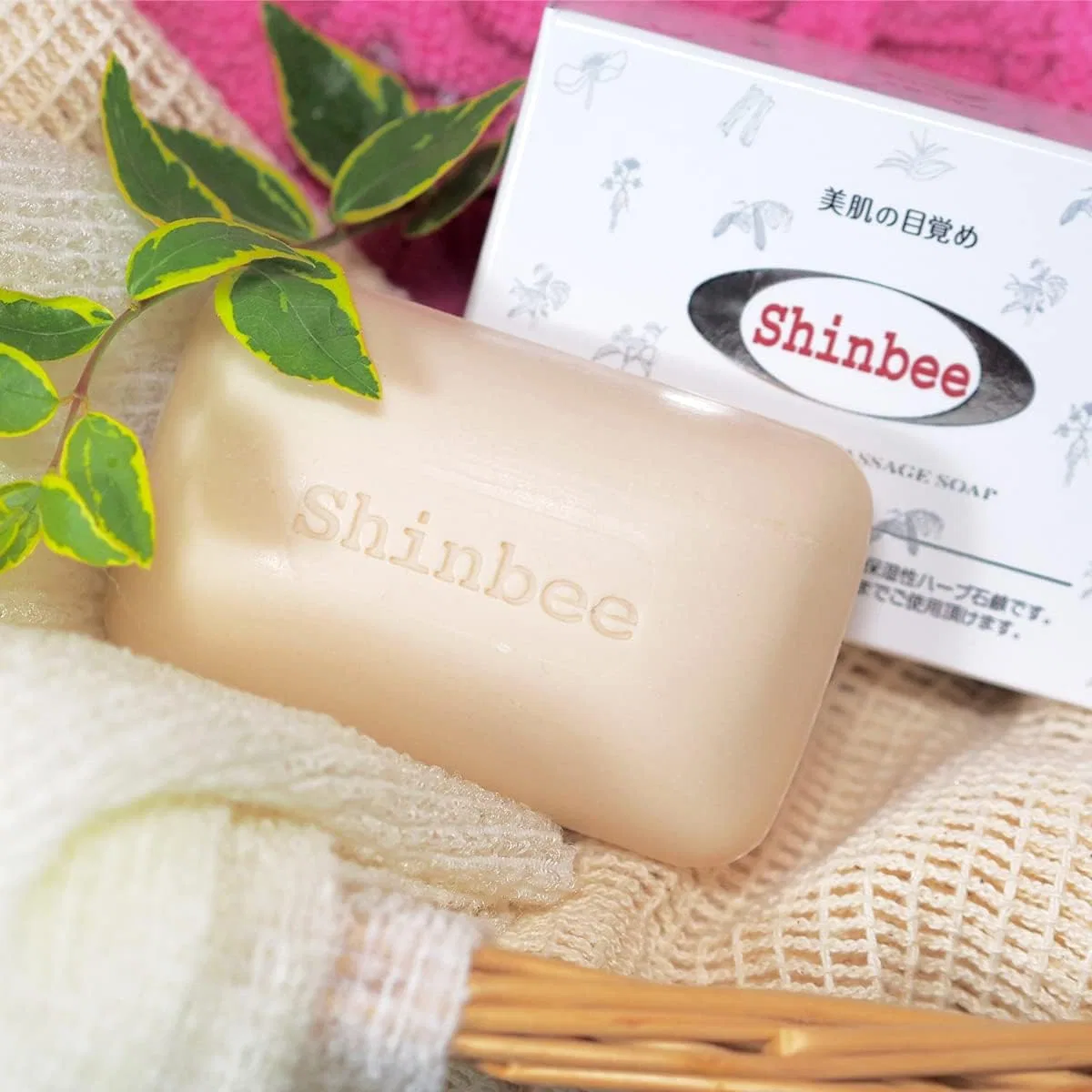 Мыло Shinbee Korean Herbal Soap с женьшенем 85 г, 10 шт. — фото 3