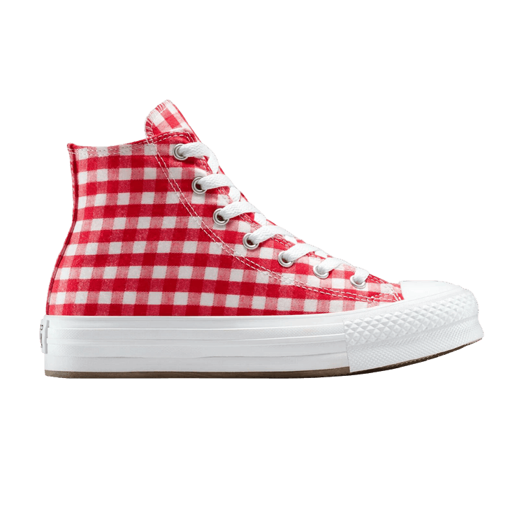

Кроссовки Converse Chuck Taylor All Star Lift High GS 'Checkered Red', красный