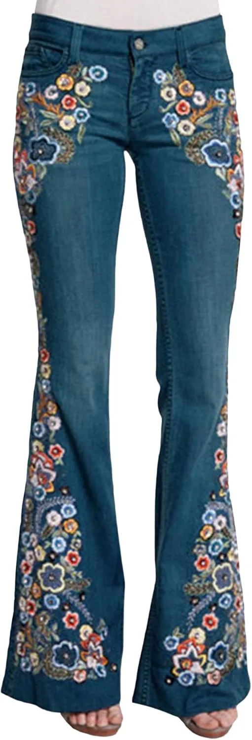 

Женские модные джинсы ECDAHICC Luscious Curvy с вышивкой и стразами