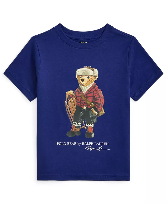 

Мальчики 2-7 лет футболка с коротким рукавом Polo Ralph Lauren, синий