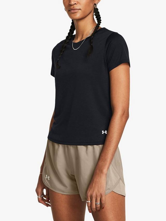 

Спортивный топ streaker с коротким рукавом Under Armour, цвет Black / Reflective