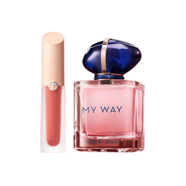 Набор косметики Giorgio Armani: духи MYWAY 30 мл и помада Red Tube #214 — фото 2