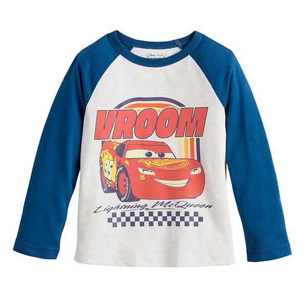

Детская футболка с длинным рукавом Jumping beans Disney/Pixar Cars Lightning McQueen Vroom Disney/Jumping Beans