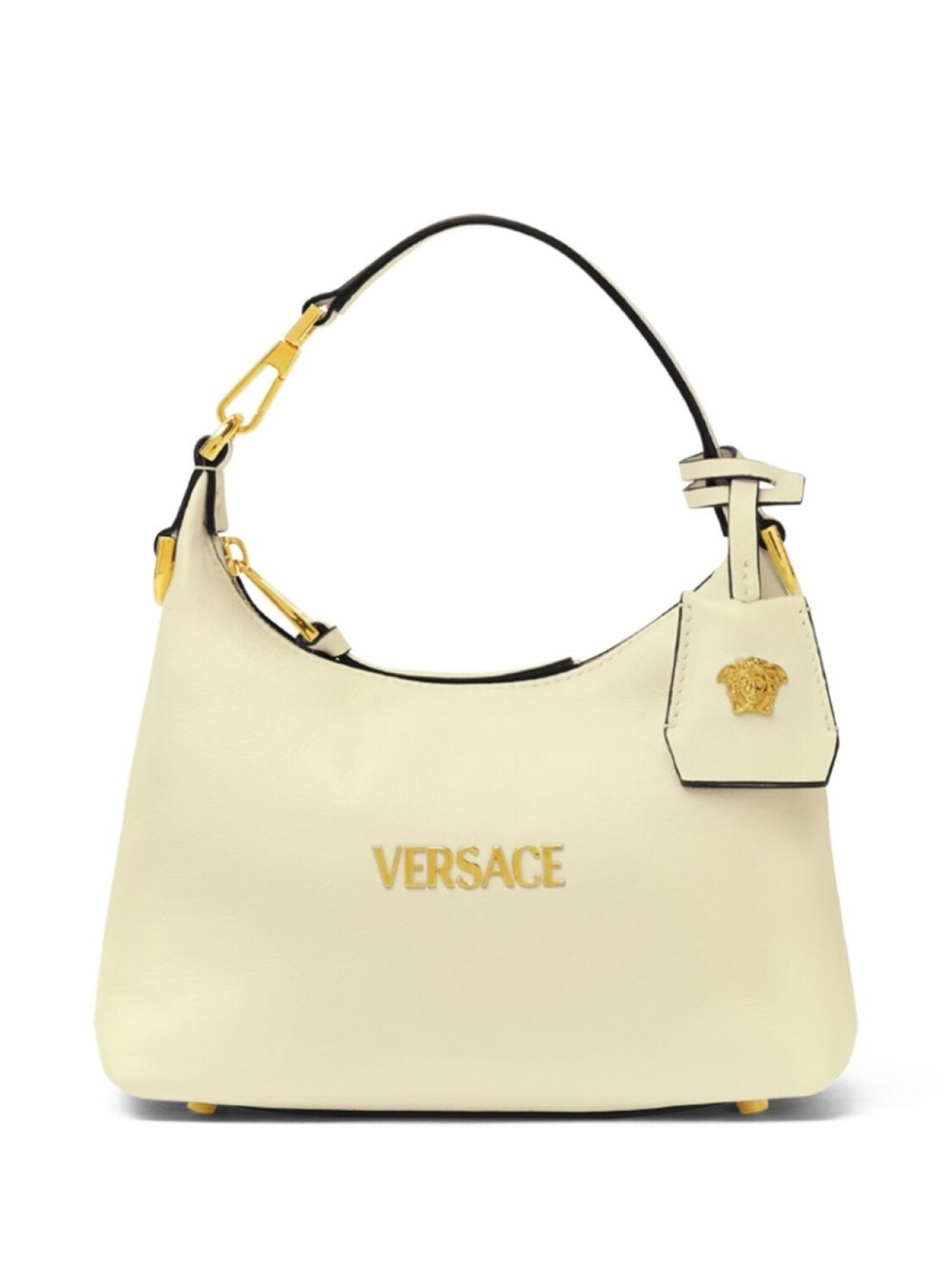

Кожаная сумка-тоут Versace, желтый