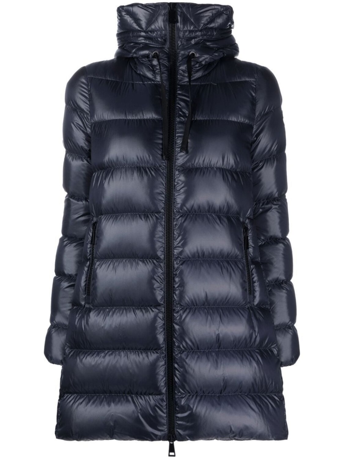 

Moncler стеганая куртка Suyen с капюшоном, синий