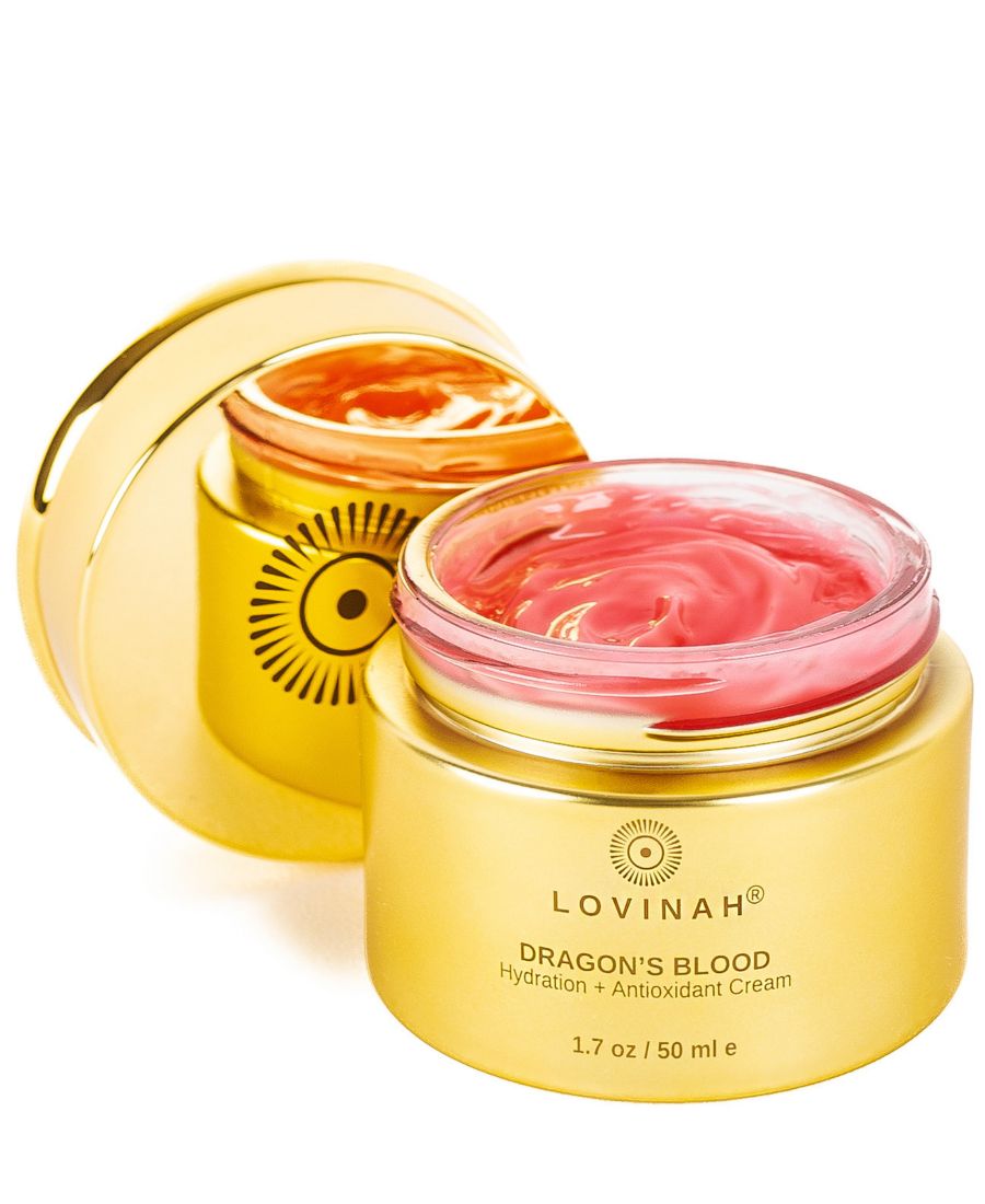 

Крем «Драконья кровь и мастиковая вода», 1,7 унции Lovinah Skincare, красный