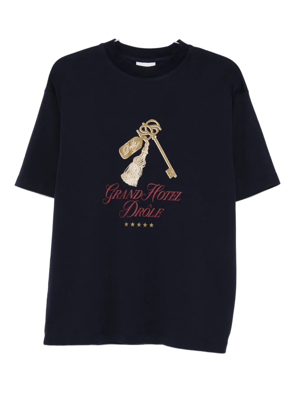 

Футболка Le Grand Hôtel с кисточками Drôle De Monsieur, синий
