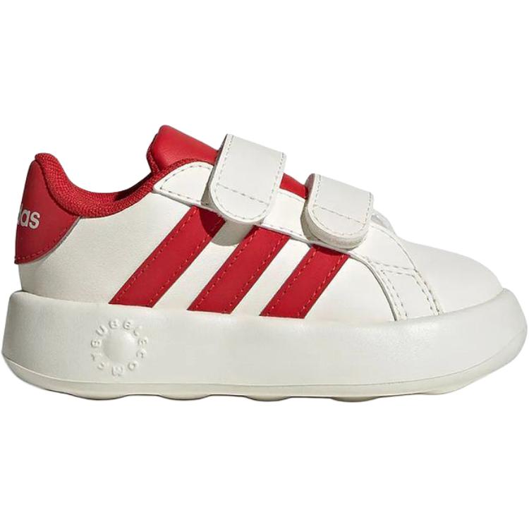 BREAKNET низкие детские ботинки для малышей Adidas, белый/красный — фото 3