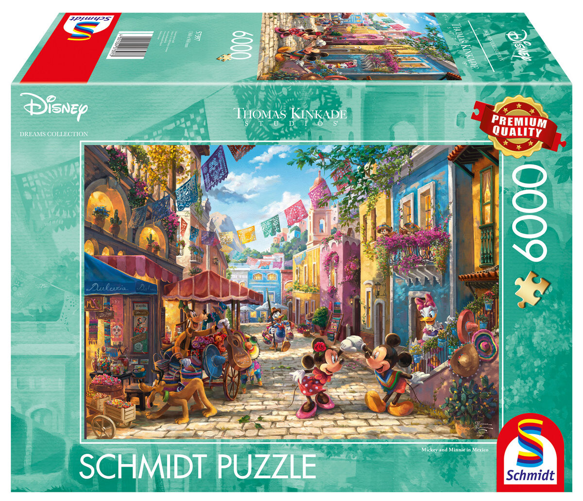 

Пазл PQ THOMAS KINKADE Микки и Минни Маус в Мексике (Дисней), 6000 шт. Schmidt