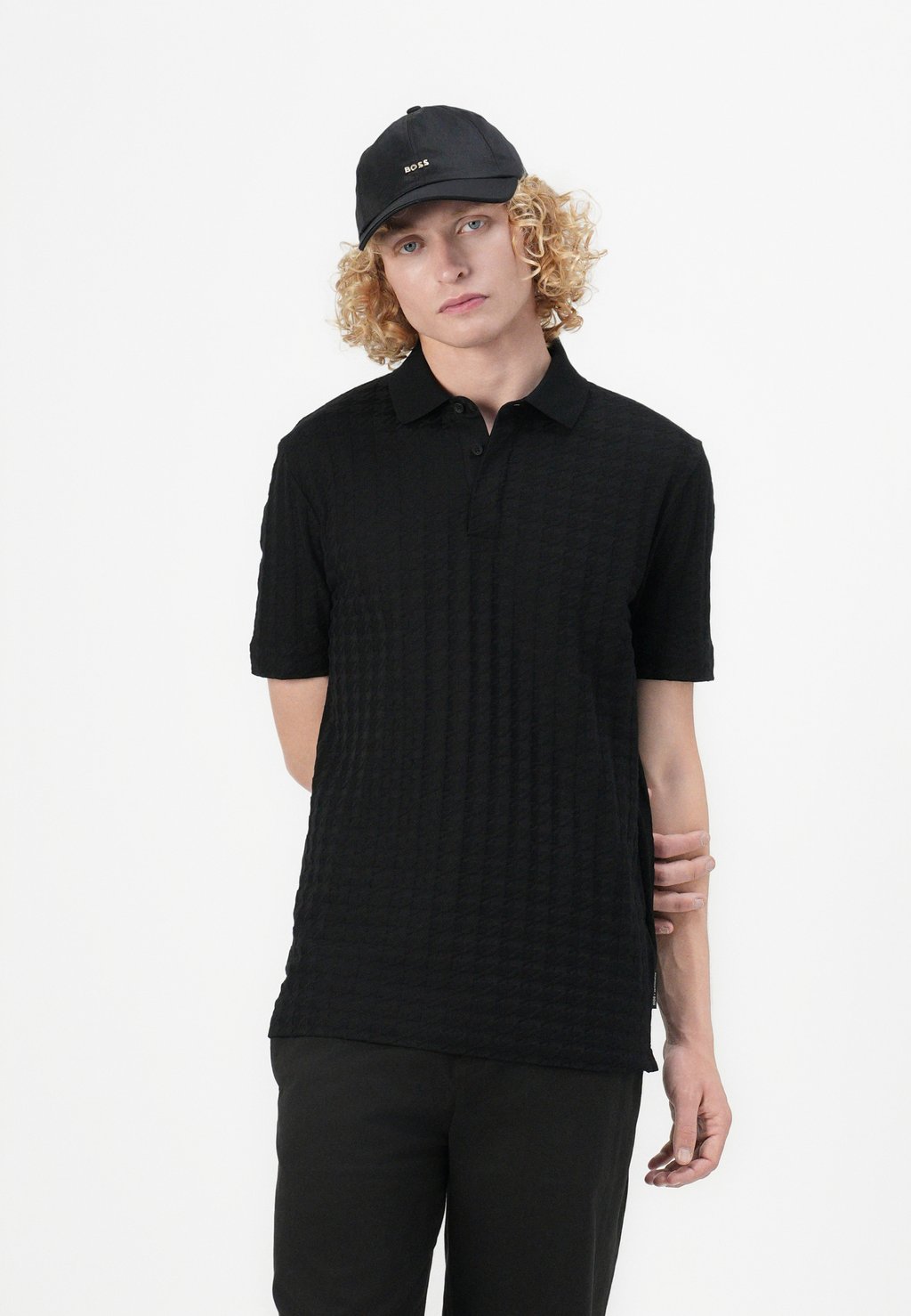 

Рубашка поло BOSS, черный