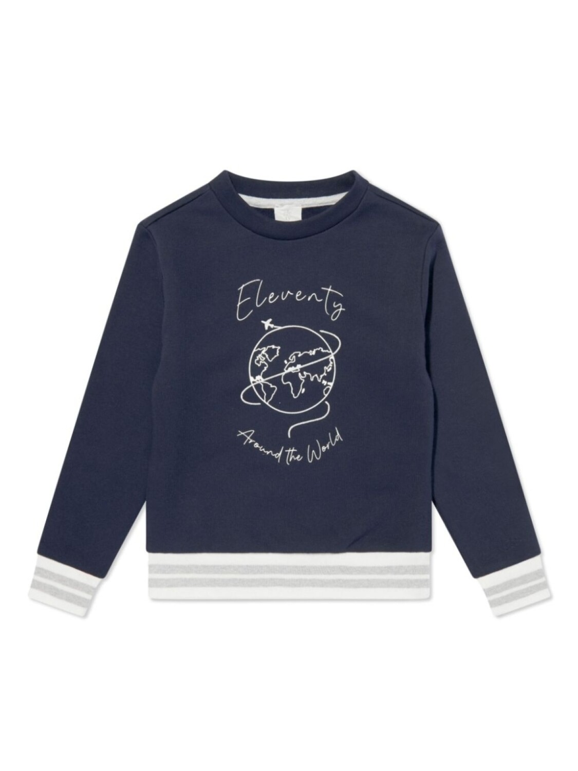 

Свитер с логотипом Eleventy Kids, синий