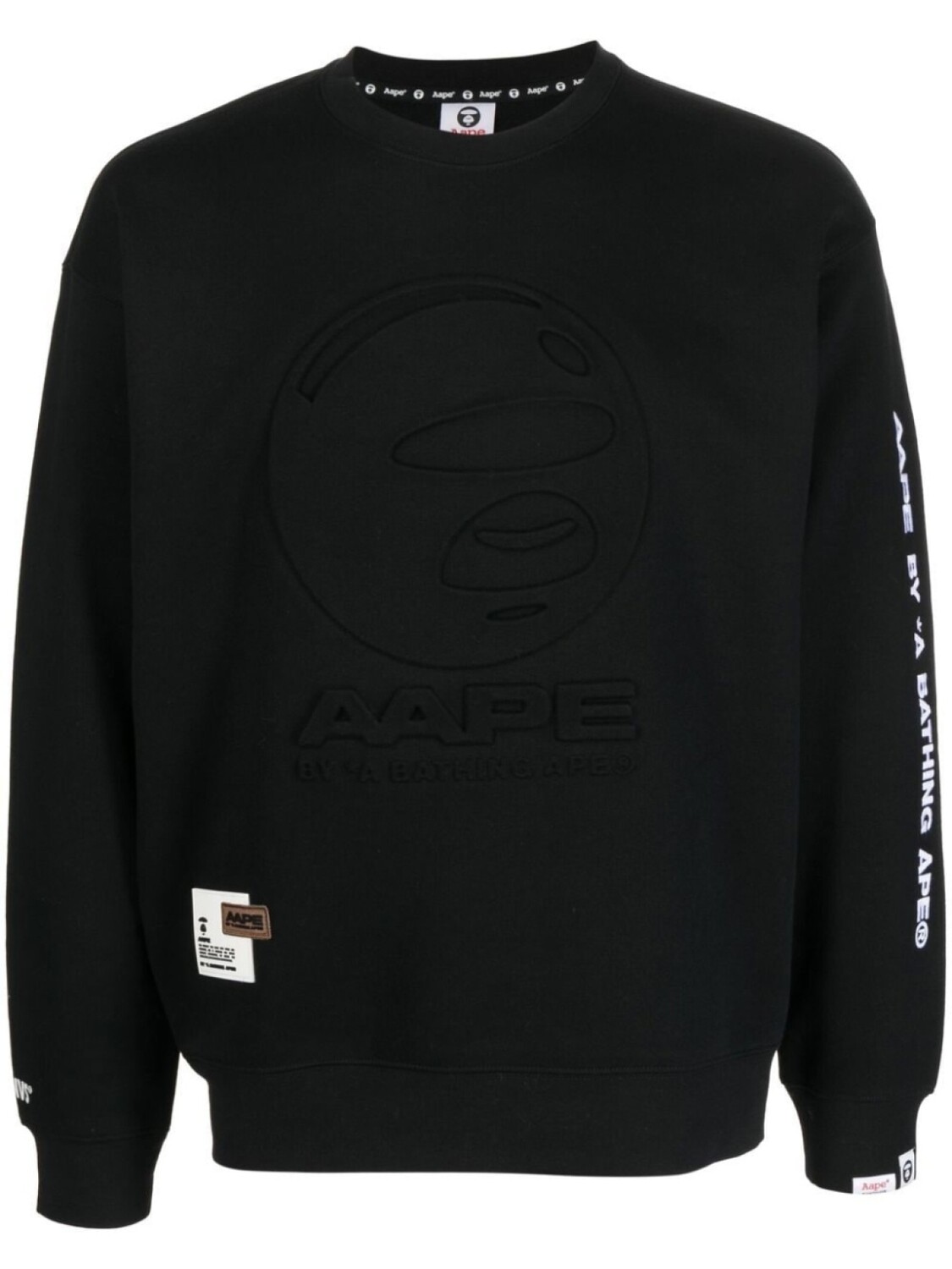 

Толстовка с 3D логотипом AAPE BY *A BATHING APE, черный