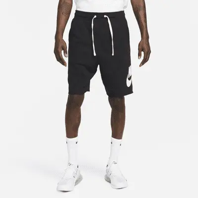 

Шорты Nike Club Alumni, цвет Black/White/White