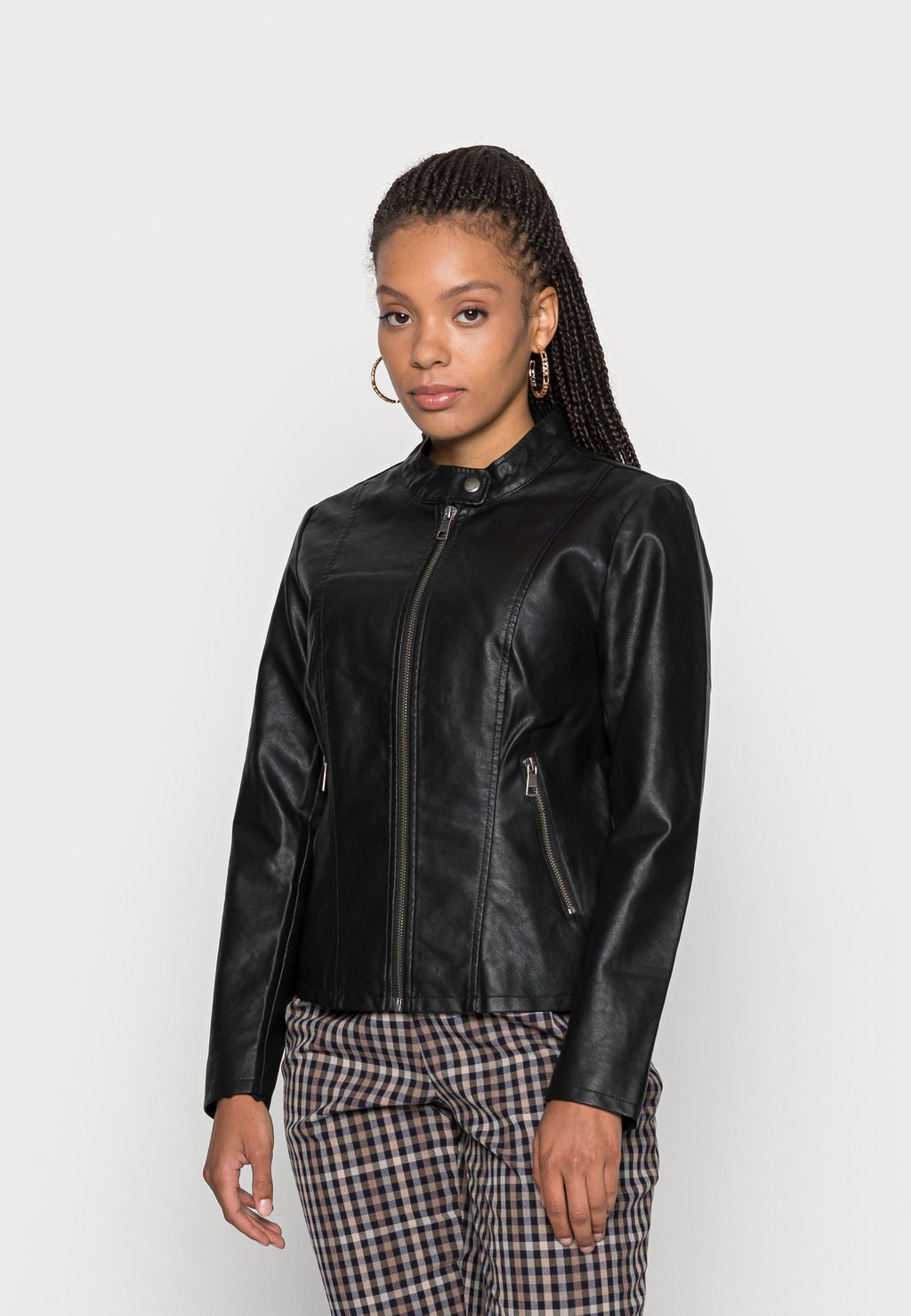 

Куртка из искусственной кожи ONLMELISA JACKET ONLY Petite, черный