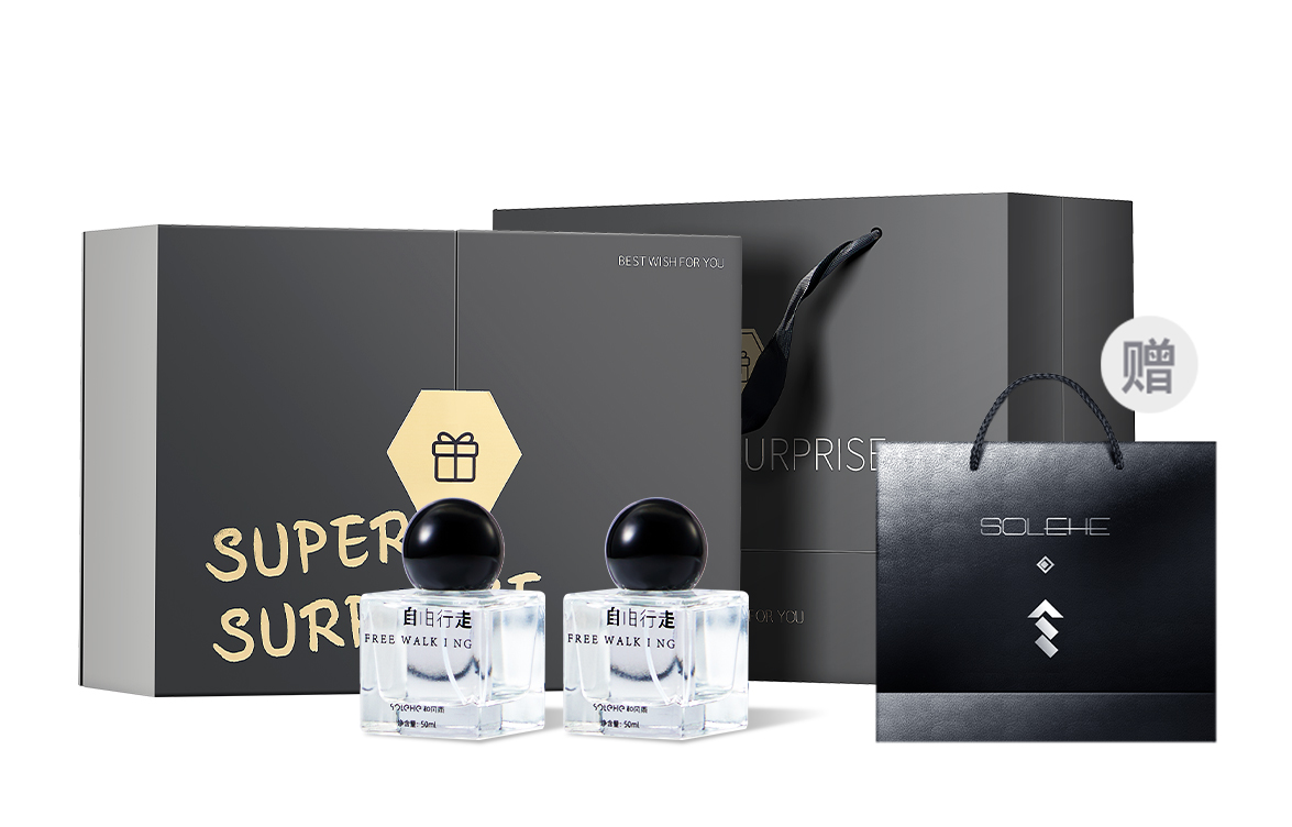 

Hefengyu беспарфюмерный акватический древесный тон свежий легкий парфюм акватическая туалетная вода подарочный набор 50мл/50мл*2 SOLEHE