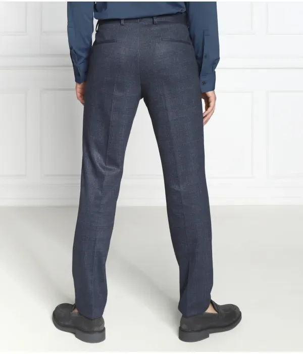 Брюки h-genius-j-mm-224 slim fit Boss, темно-синий — фото 4