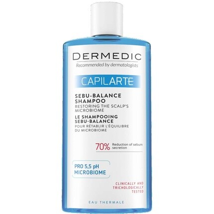 

DERMEDIC CAPILARTE SEBU BALANCE Балансирующий микробиомный шампунь для кожи 300 мл