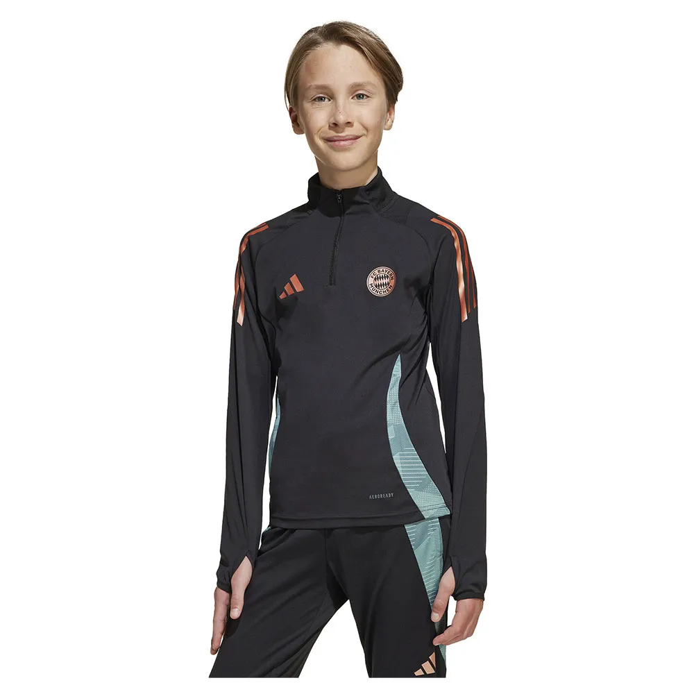 

Толстовка adidas FC Bayern Tiro 24 training half zip, черный