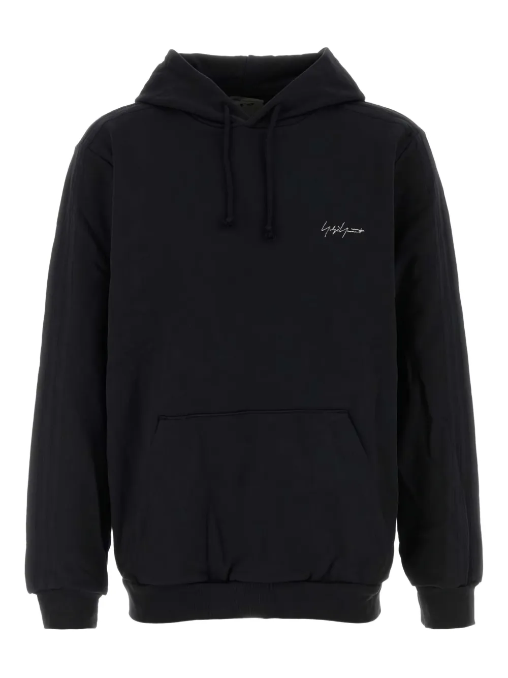 

Хлопковое худи с логотипом Kuro, черный