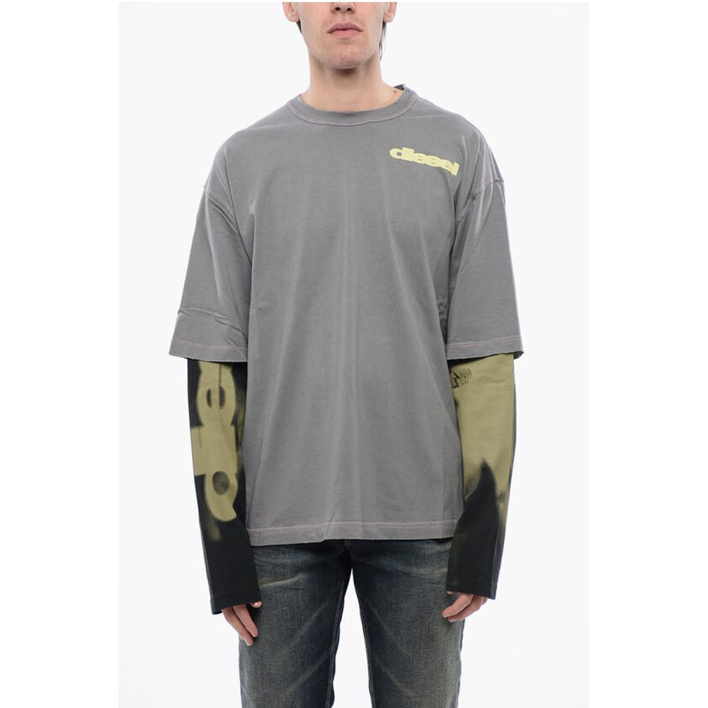 

RED TAG Acid Wash Effect T-WESHER-N3 Футболка с круглым вырезом Diesel, Gray