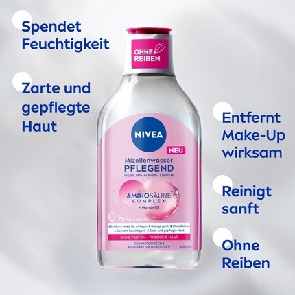 Мицеллярная вода Nivea — Питательный мицеллярный для сухой кожи с миндальным маслом — фото 2