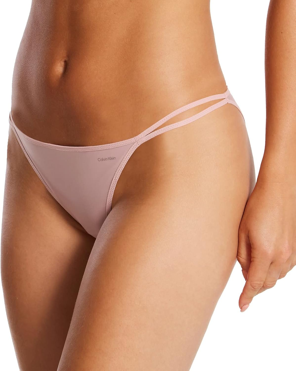 

Женские прозрачные трусики-танга Calvin Klein Marquisette с высоким вырезом, Subdued