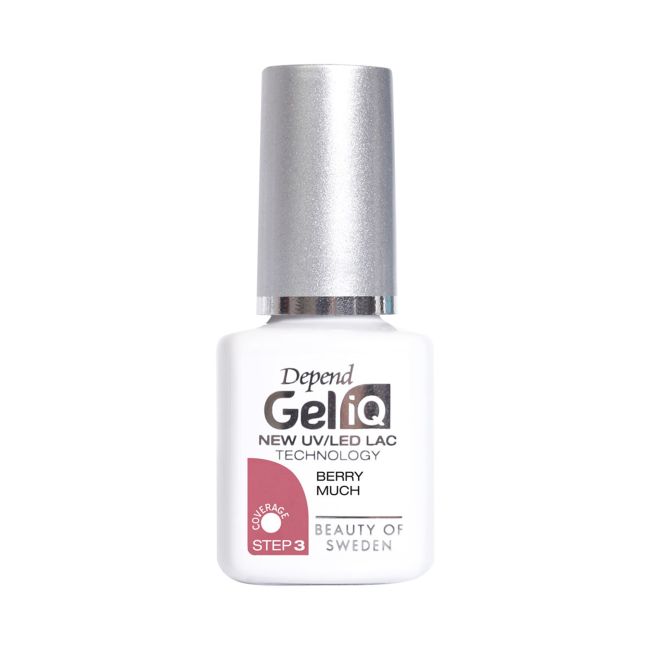 

Гель-Лак для ногтей Gel iq uv/led Depend, цвет berry much, 5 мл