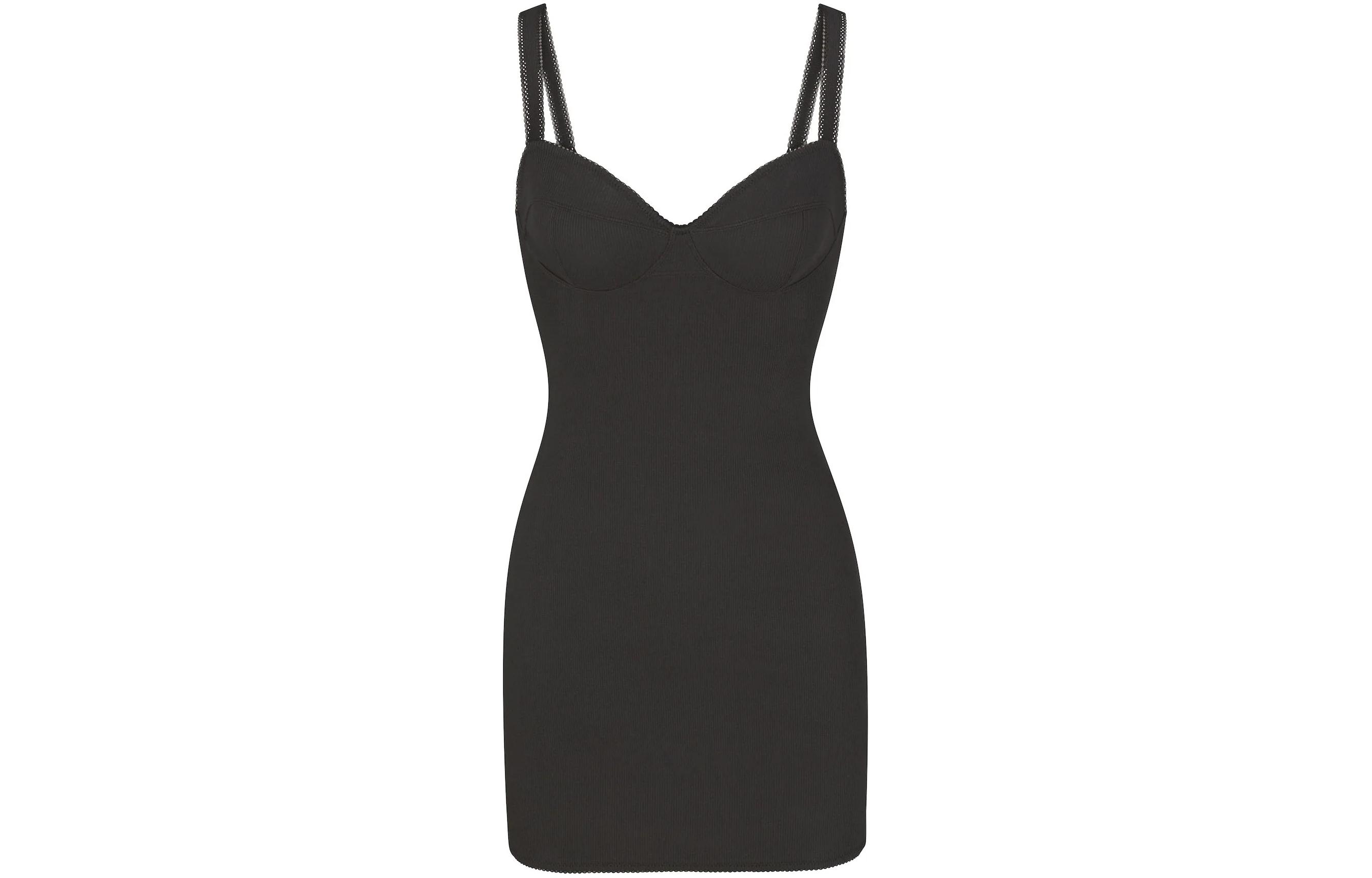 

МИНИ-ПЛАТЬЕ SKIMS COTTON RIB PICOT CAMI, ПЛАТЬЕ-КОМБИНАЦИЯ, ЖЕНСКОЕ, СЕРЫЙ/ДЫМЧАТЫЙ