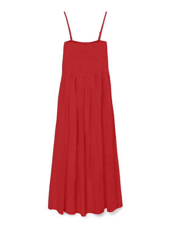 

Летнее платье стандартный крой Easy 10328766 Vero Moda, красный