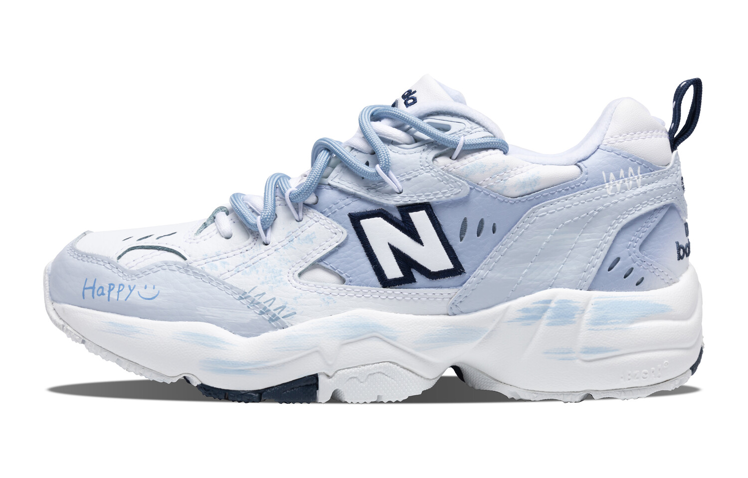 

Кроссовки женские NB 608 V1 с низким верхом, синий/белый New Balance