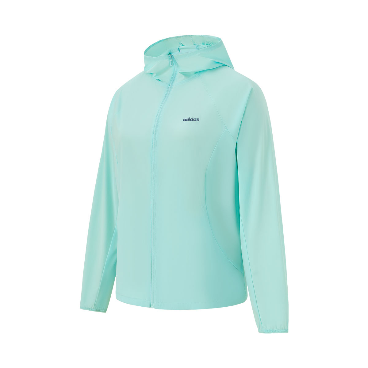 Adidas Женская куртка лазоревого цвета, Lake Blue — фото 3
