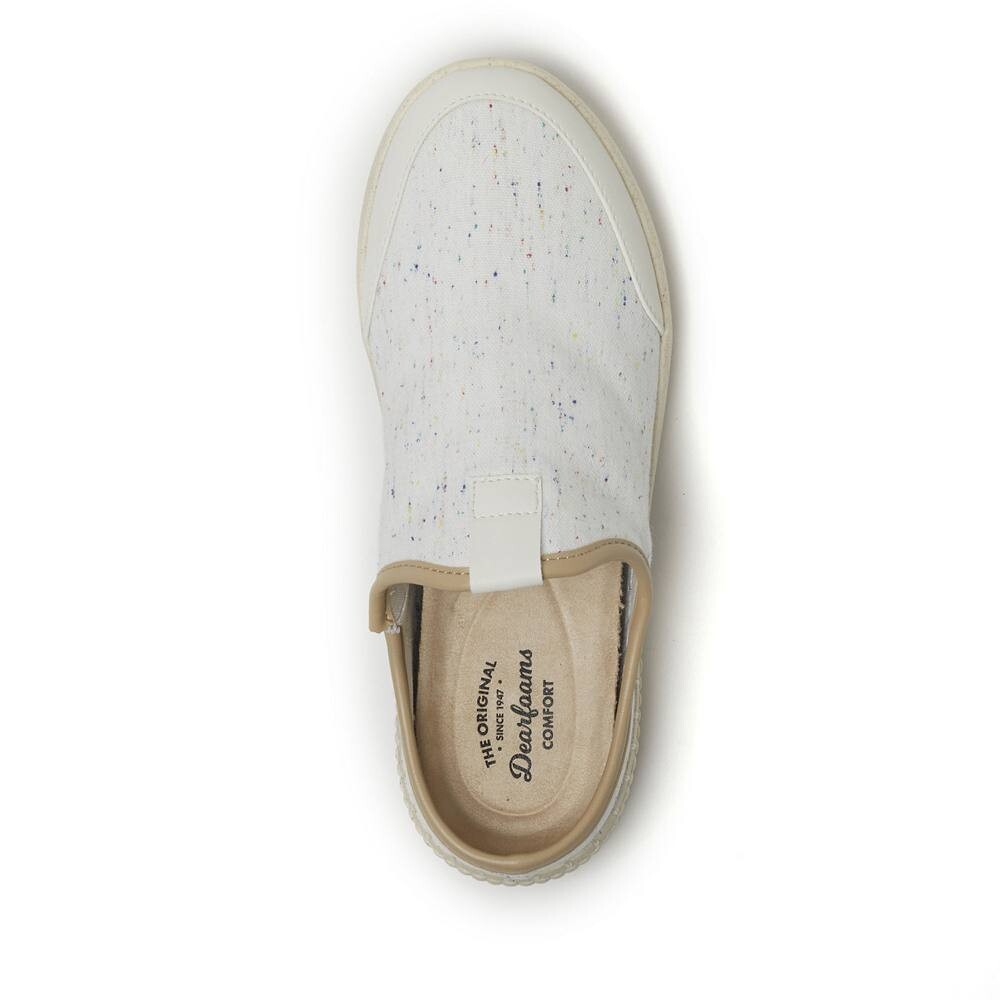Женские кроссовки-мюли Dearfoams Lila, цвет Cream — фото 4