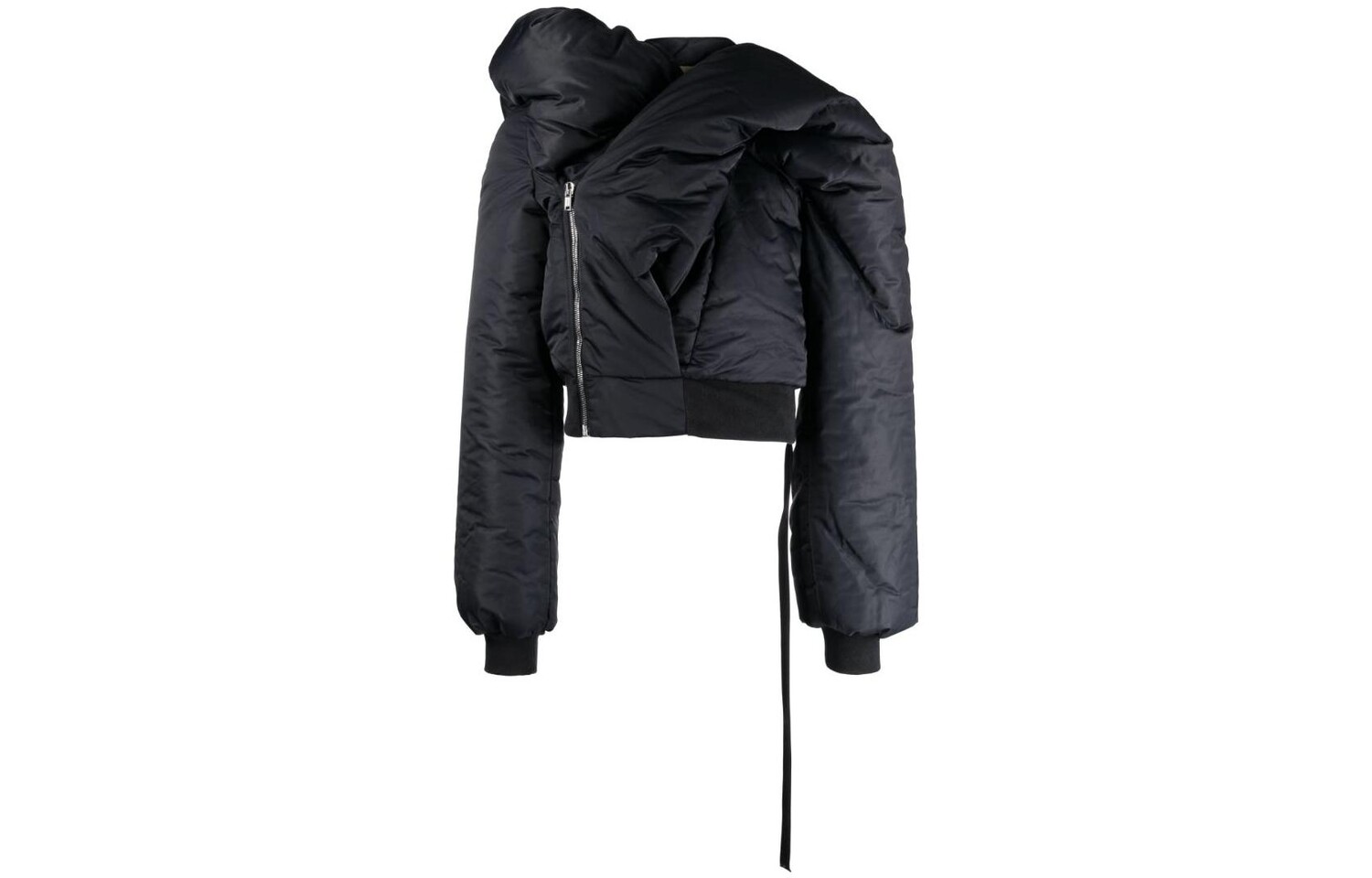 

Укороченная куртка с подкладкой Rick Owens Drkshdw, черный