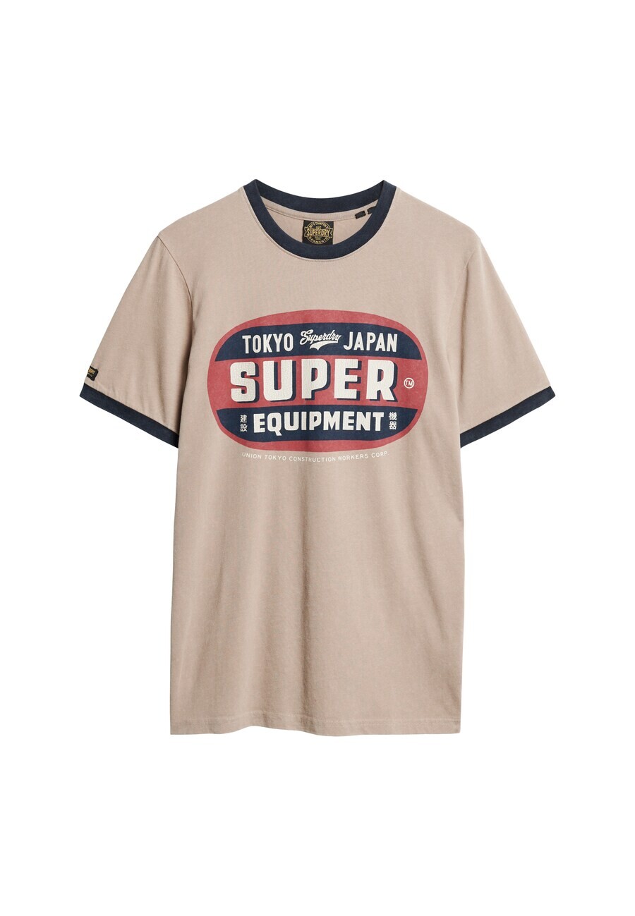 

Футболка Superdry, коричневый