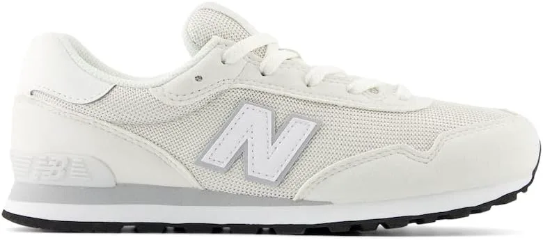 Кроссовки New Balance Kids 515 V1 на шнуровке, белый/серый — фото 2