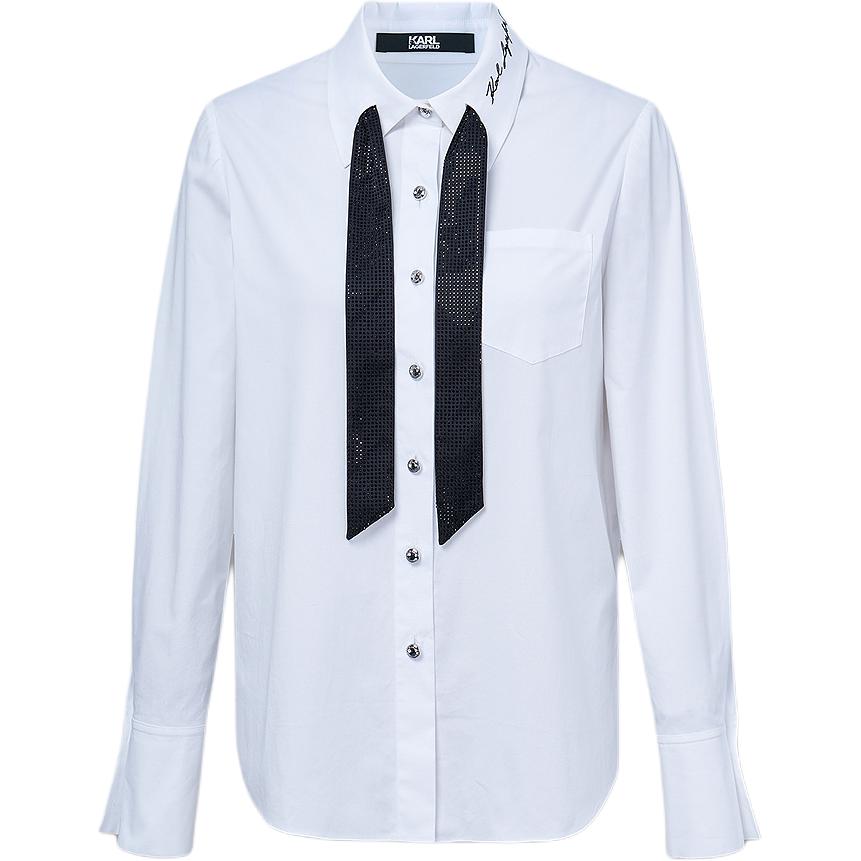 

Рубашка KARL LAGERFELD FW25 женская KARL LAGERFELD / Karl Lagerfeld Jeans, белый