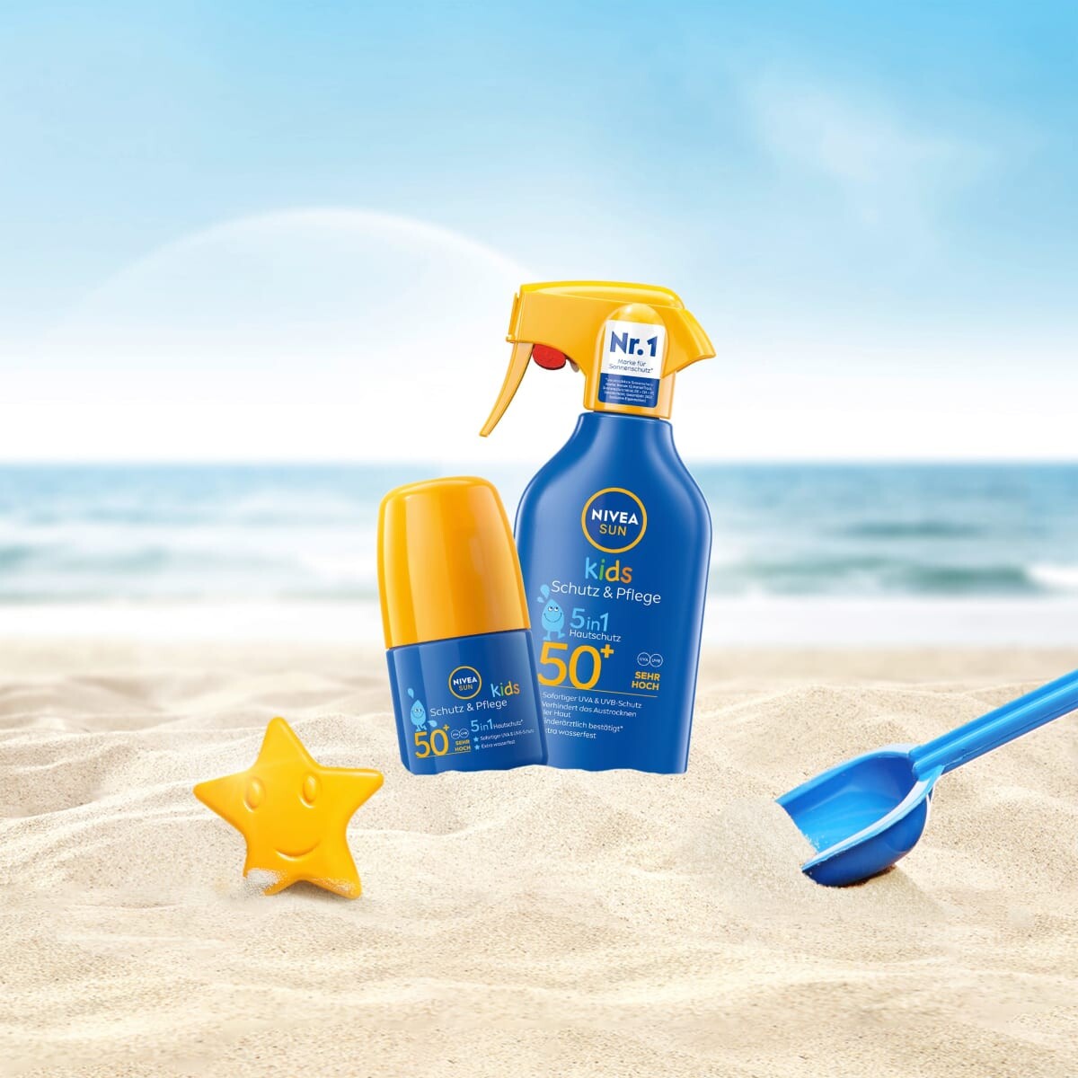 Солнцезащитный спрей для защиты детей и усилителя Уход SPF 50+ 250мл NIVEA — фото 4