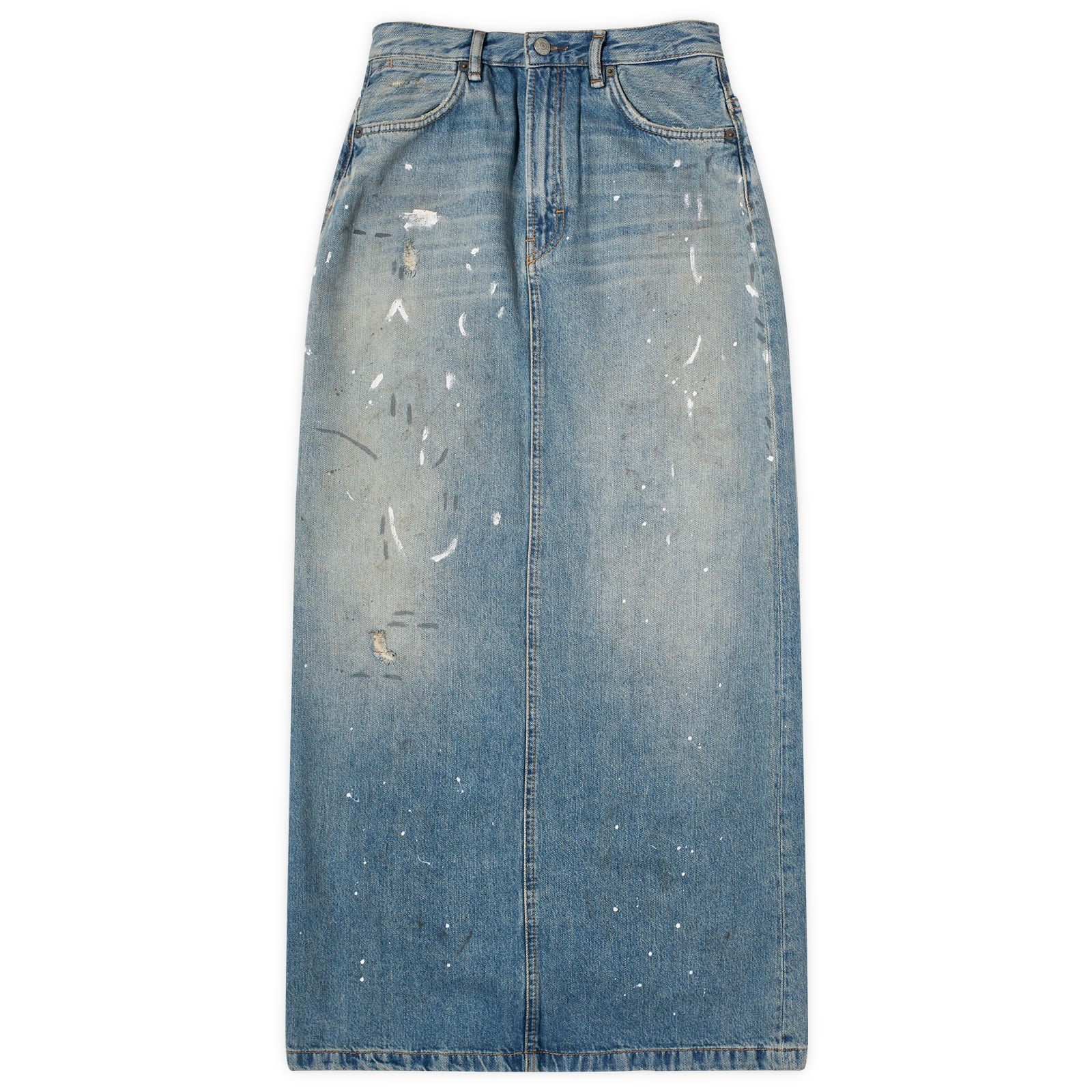 

Юбка миди Acne Studios Philo Trafalgar Midi Skirt, цвет Light Blue