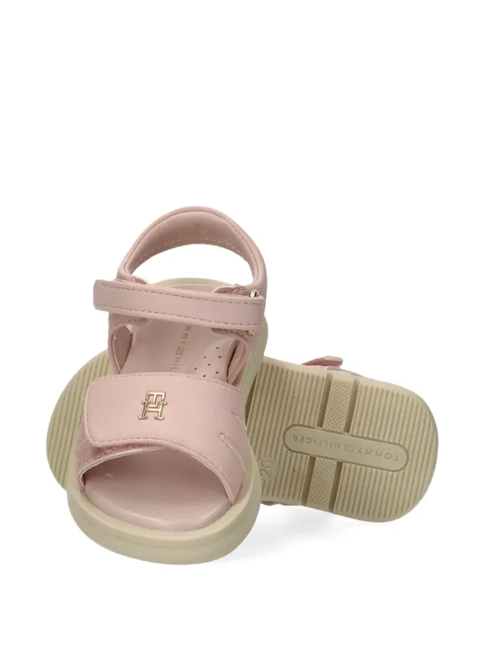 Босоножки с логотипом Tommy Hilfiger Junior, розовый — фото 2