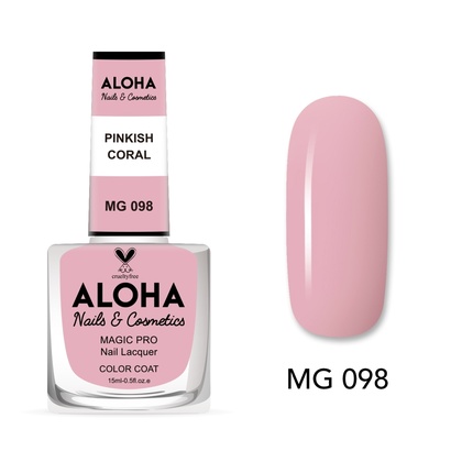 

Лак для ногтей Magic Pro 15 мл - розовато-коралловый Aloha Nails & Cosmetics