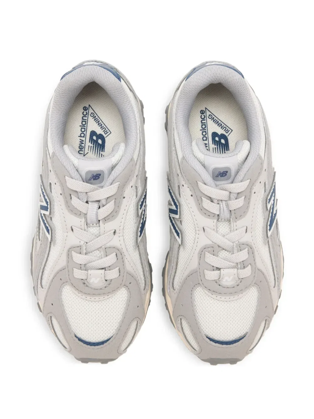 Кроссовки 204L с эластичными шнурками New Balance Kids, серый — фото 3