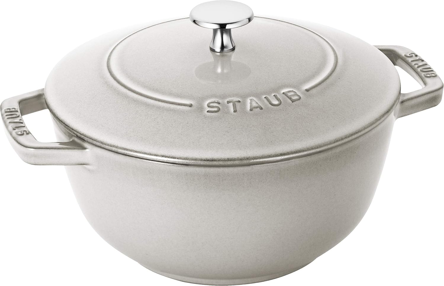 

Staub Wa-NABE 40501-478 Wanabe Campagne Двуручная чугунная кастрюля длиной 7,9 дюймов (20 см), для приготовления пищи, 3 предмета, совместима с индукционной печью, Camperne