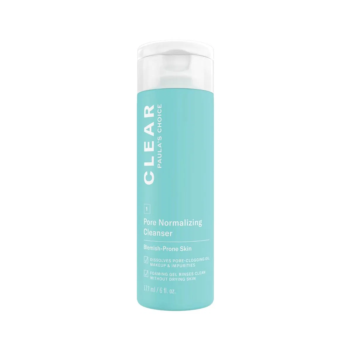 Гель для умывания Paula's Choice — Очищающий гель для лица «Clear Facial Cleanser» с салициловой кислотой от, 177 мл
