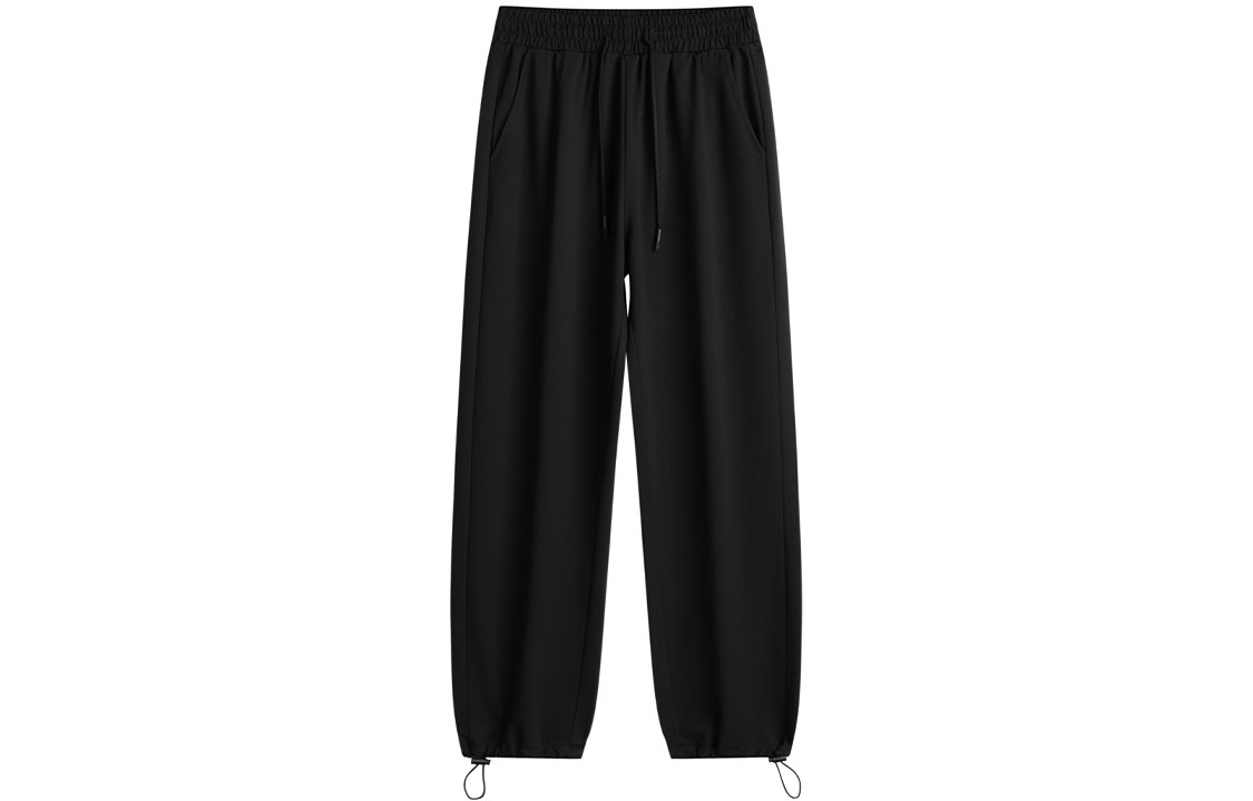 

Трикотажные спортивные штаны унисекс COMOWA, черные [с флисовой подкладкой и утепленные]