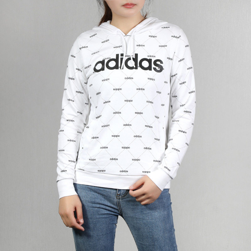 Свитшот женский белый Adidas Neo — фото 4