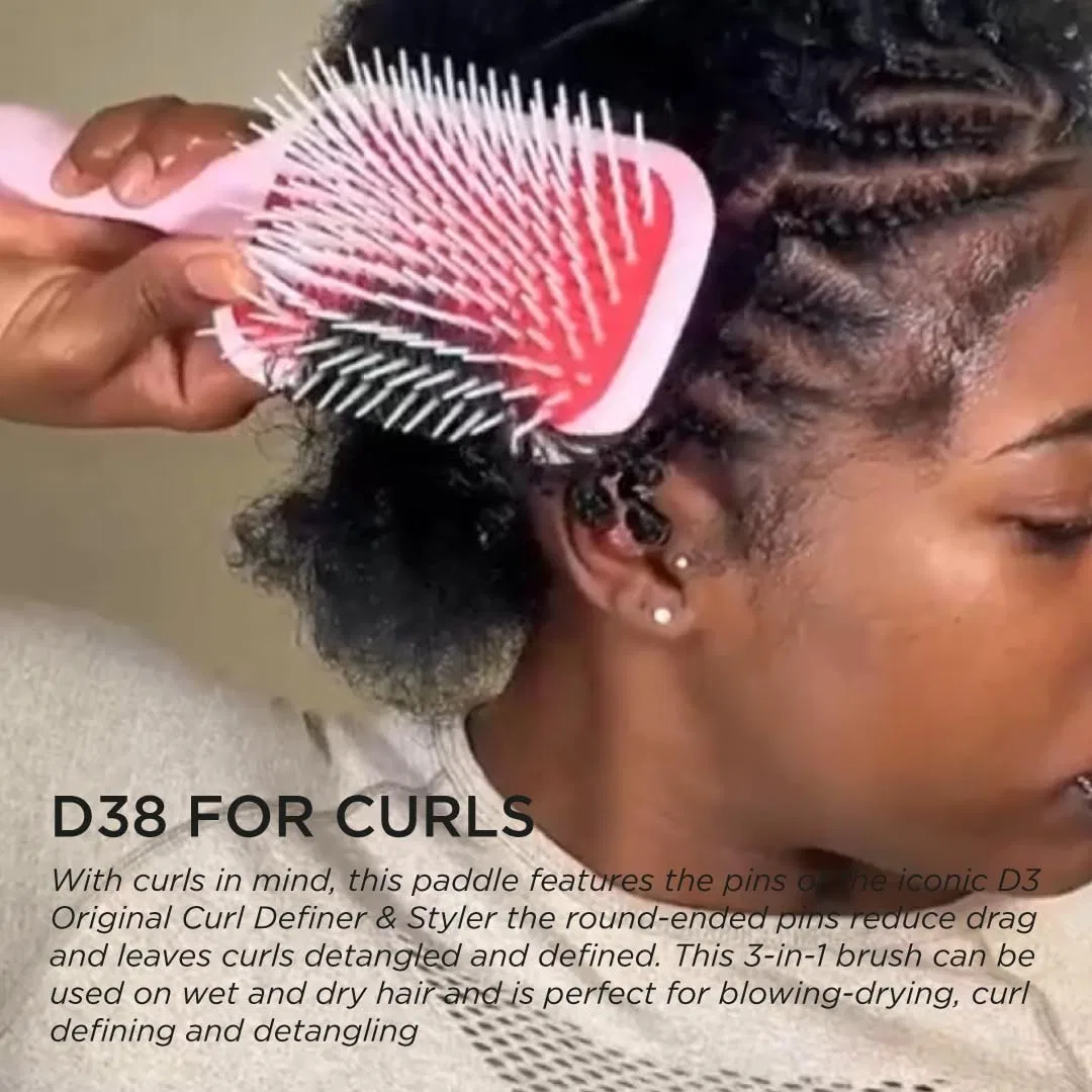 Щетка для распутывания и укладки волос «D38 Detangling and Styling» от Denman Denman — фото 4