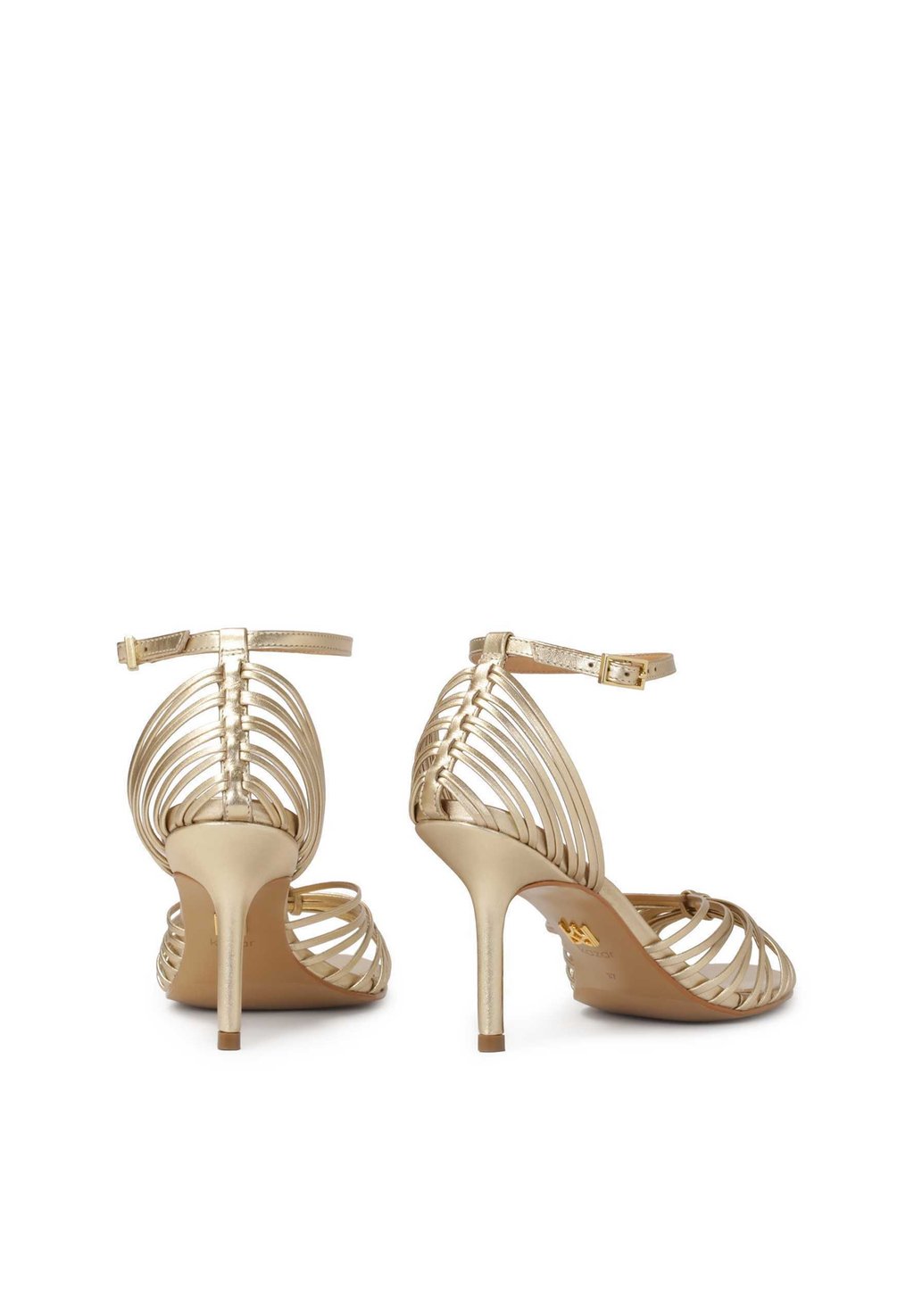 Сандалии AMORE - High heeled sandals Kazar, золотой — фото 4