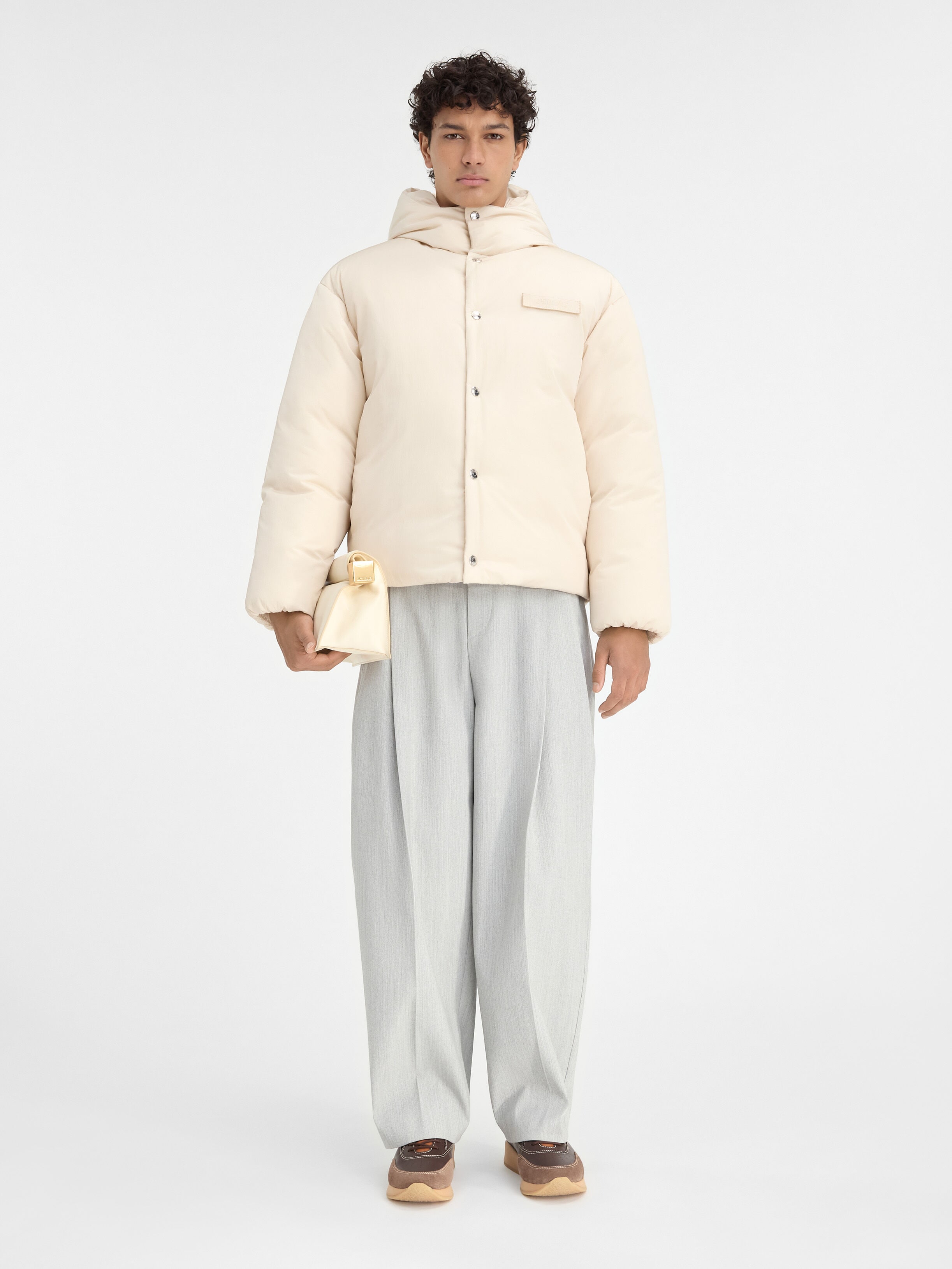 

Пуховик с капюшоном JACQUEMUS The puffer jacket, белый