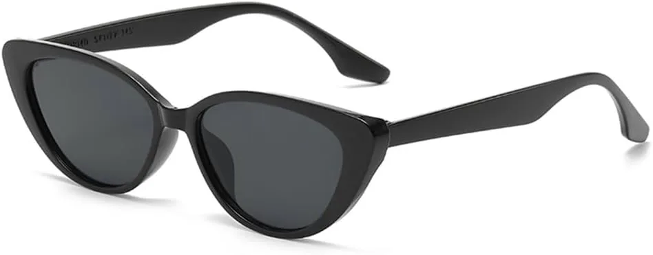 

Сексуальные солнцезащитные очки «кошачий глаз» — модный тренд. Треугольные женские ретро-солнцезащитные очки для женщин с защитой от УФ-излучения UV400 LVTFCO, Black